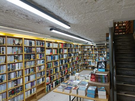 Remplacement luminaire Librairie Gibert - Grenoble